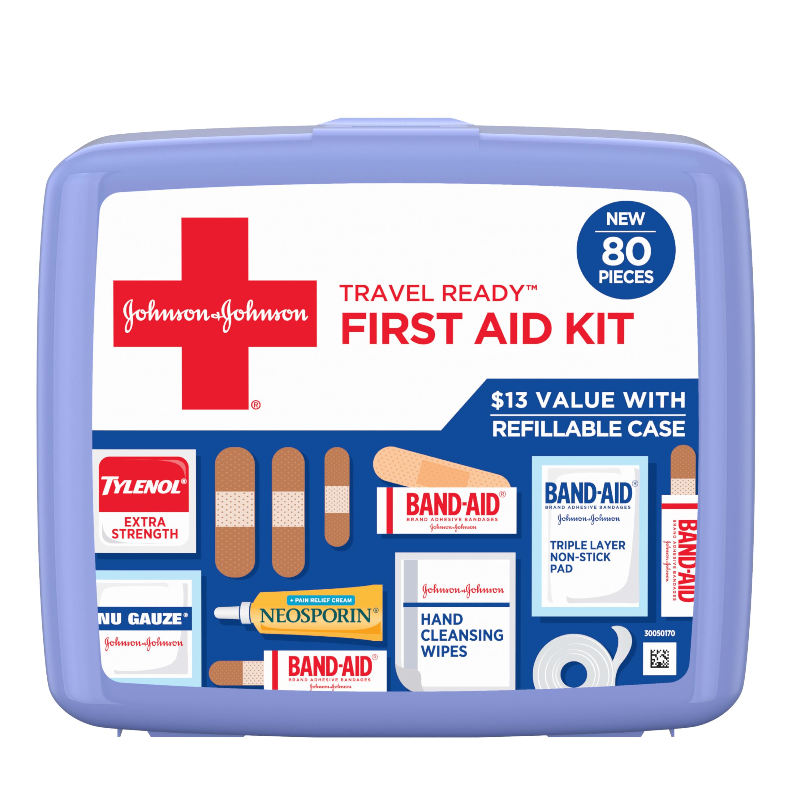 Band-Aid Travel Ready First Aid Kit
