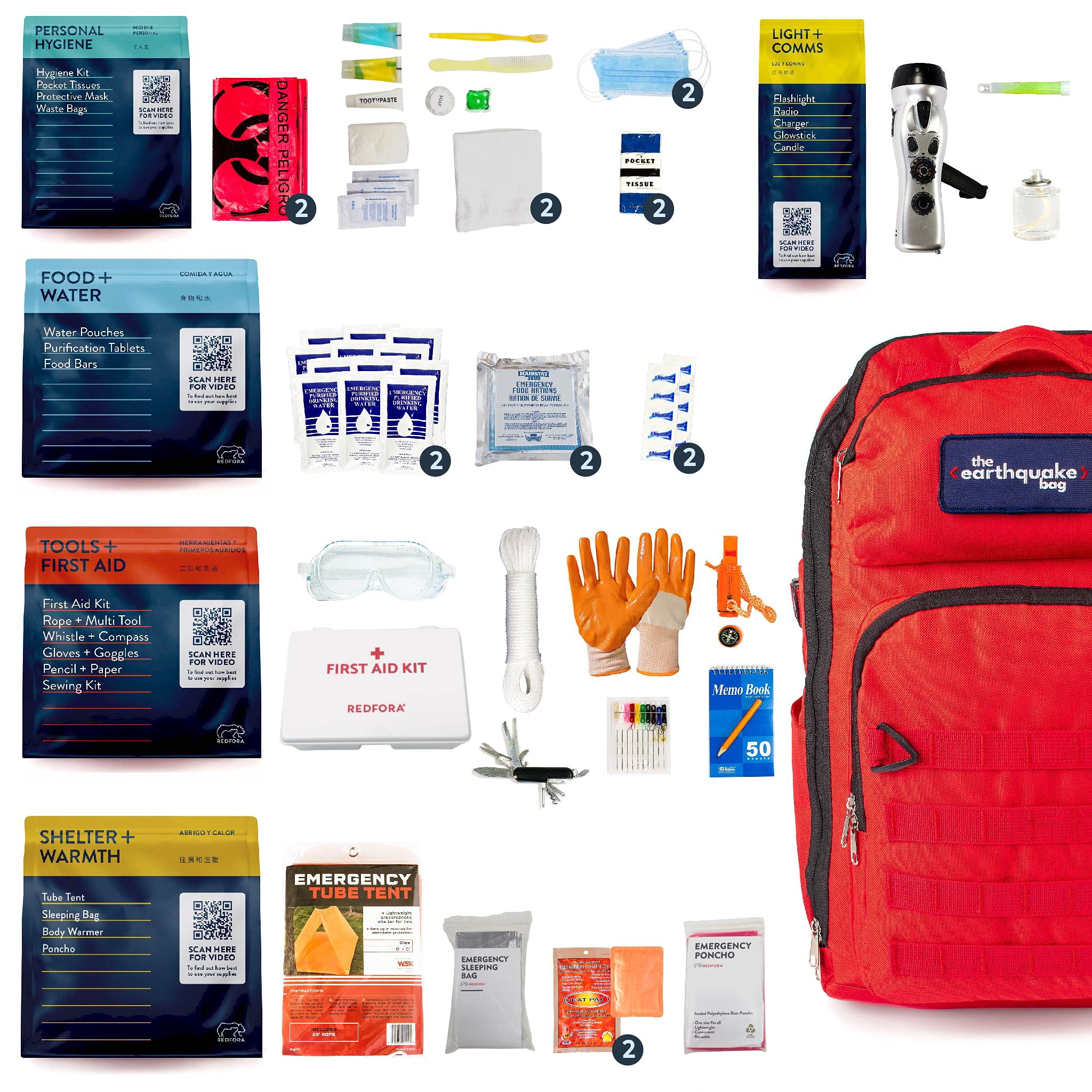 Redfora Earthquake Bag