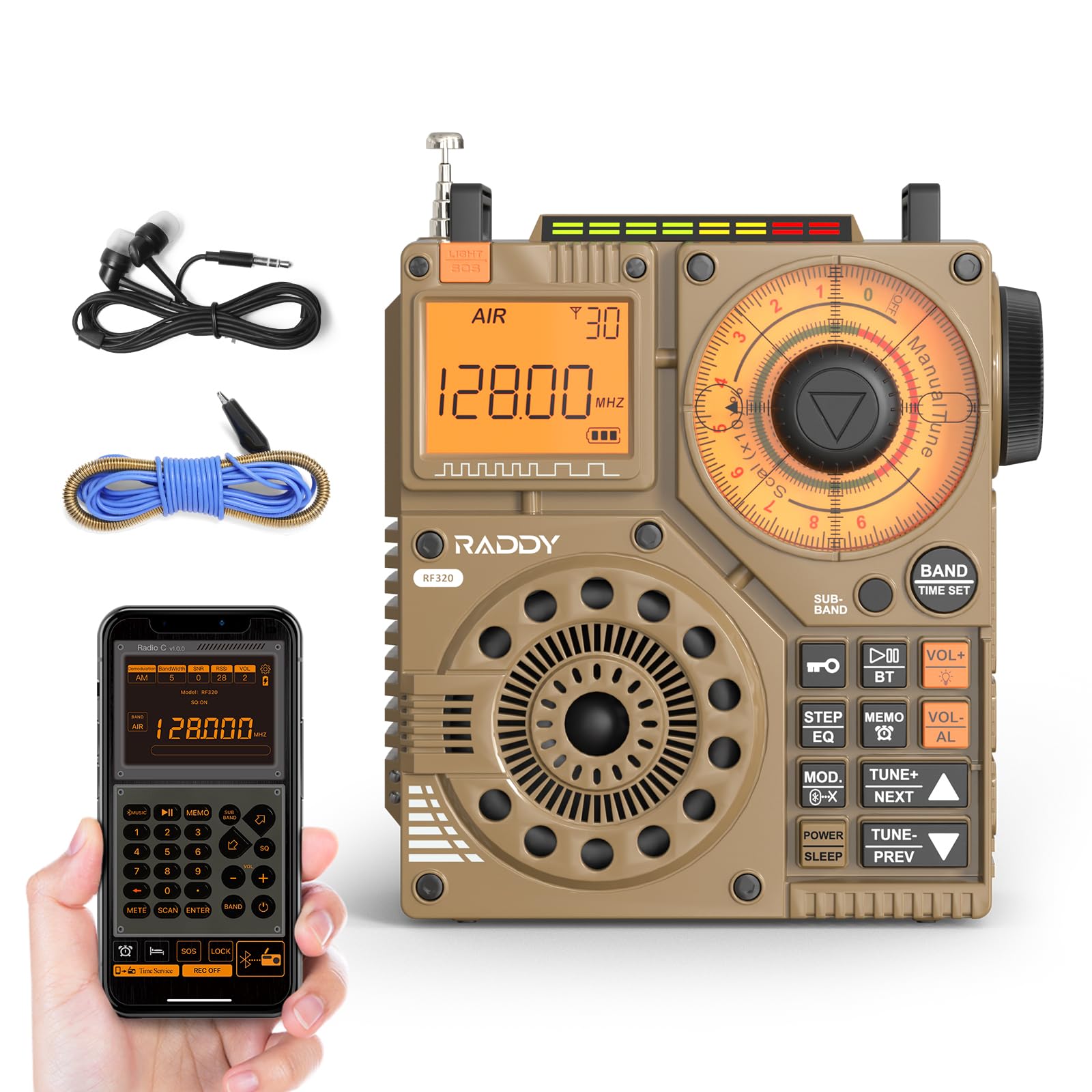 Raddy RF320 Shortwave Radio