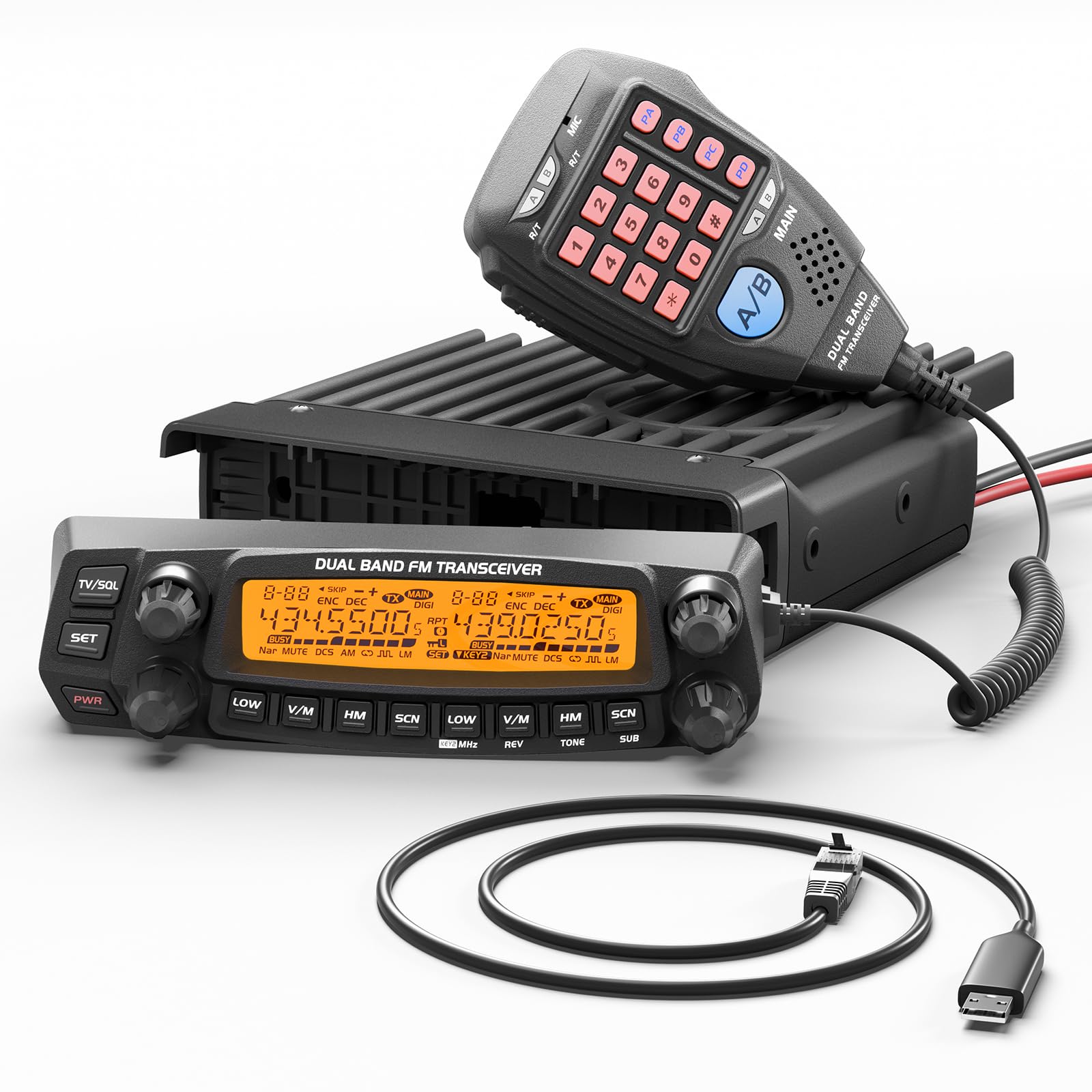 Radioddity DB50 Dual Band Mobile Radio