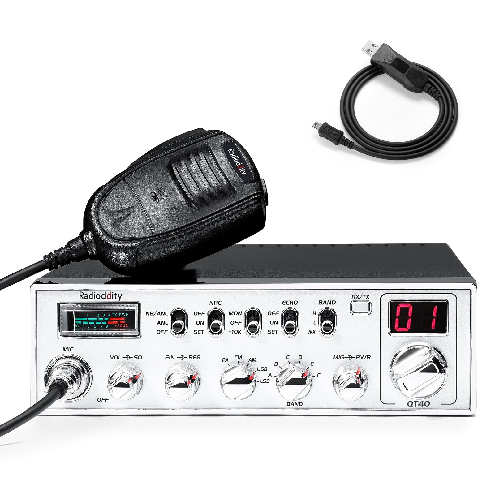 Radioddity QT40 10 Meter SSB Ham Radio